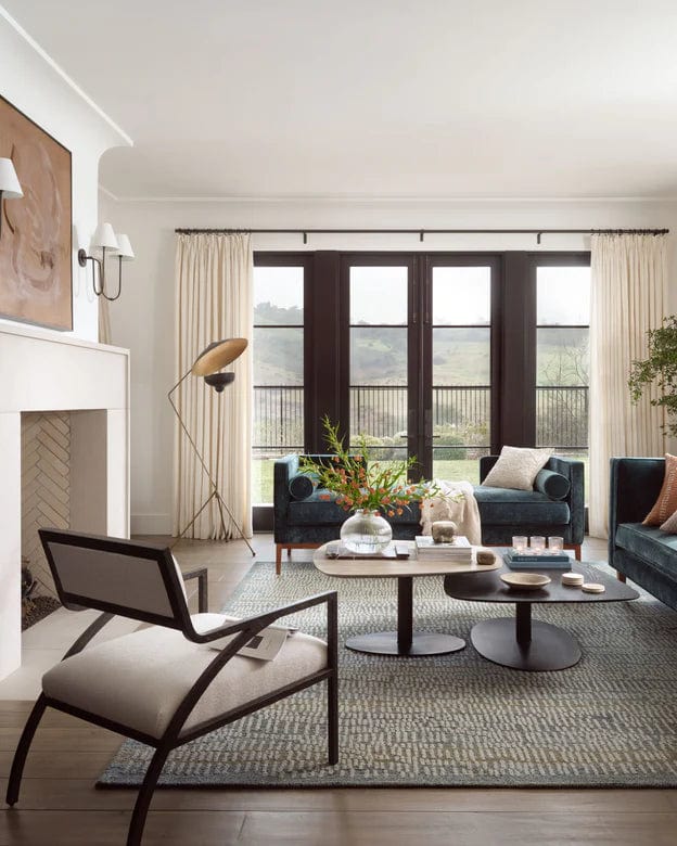 Loloi Magnolia Home Elias Rug - Ocean/Oatmeal Rugs