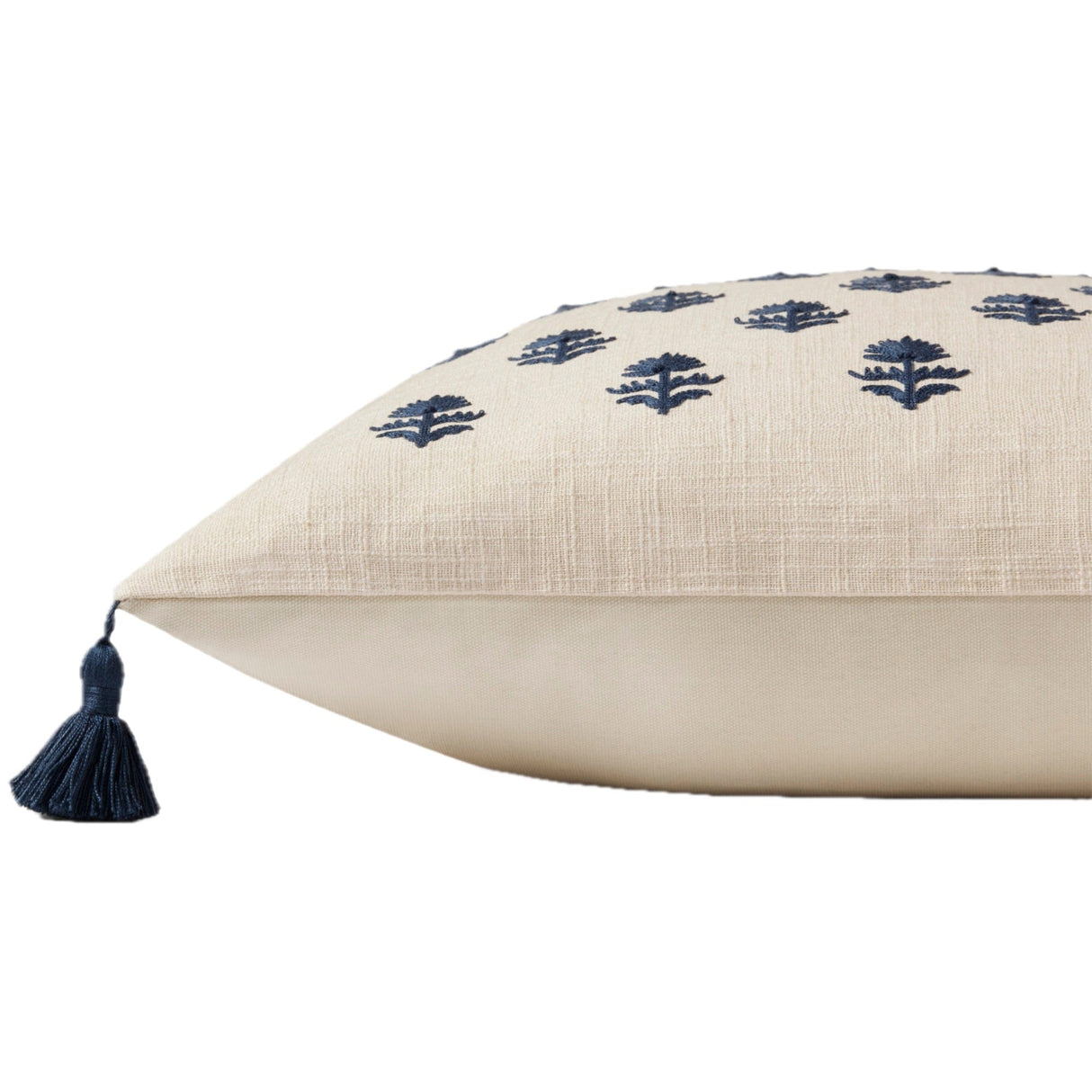 Loloi Magnolia Home Pillow - Beige/Navy Pillows