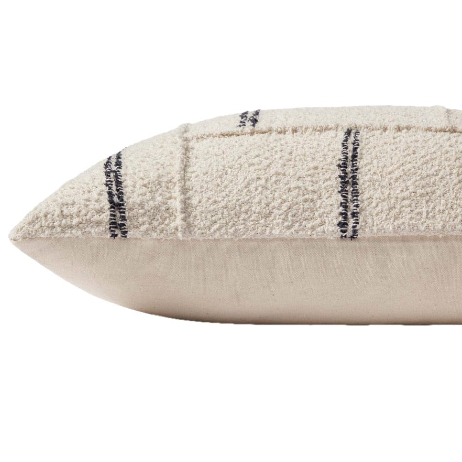 Loloi Magnolia Home Pillow - Ivory/Charcoal Pillows
