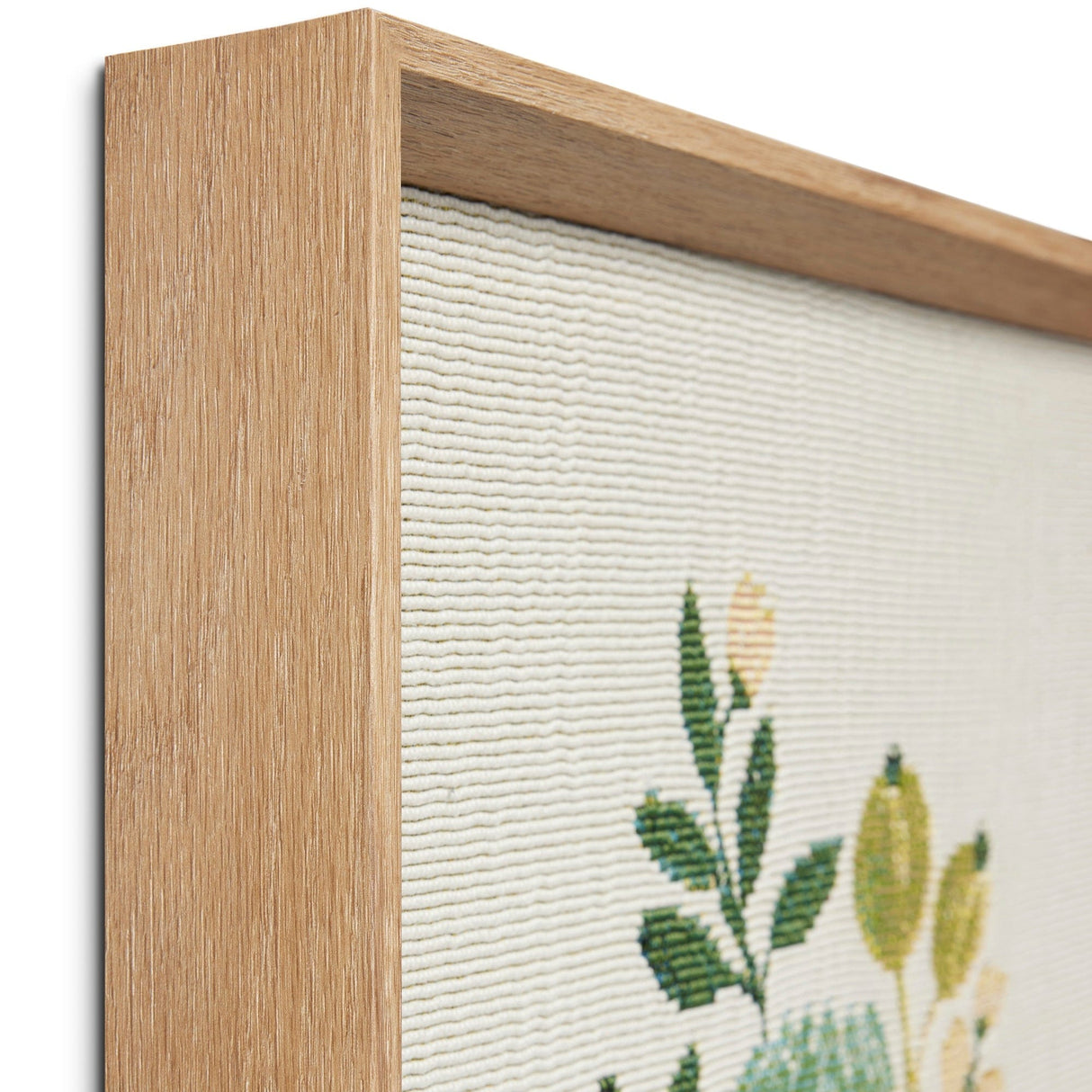 Loloi Rifle Paper Co. Blue Botanical Woven Wall Art rifle-paper-BLUEB-ART