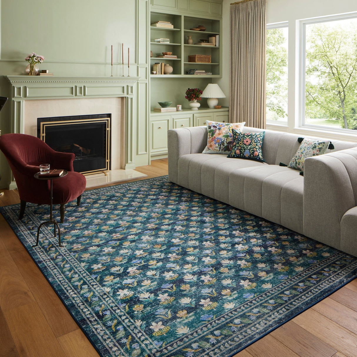Loloi Rifle Paper Co. Courtyard Rug Rugs