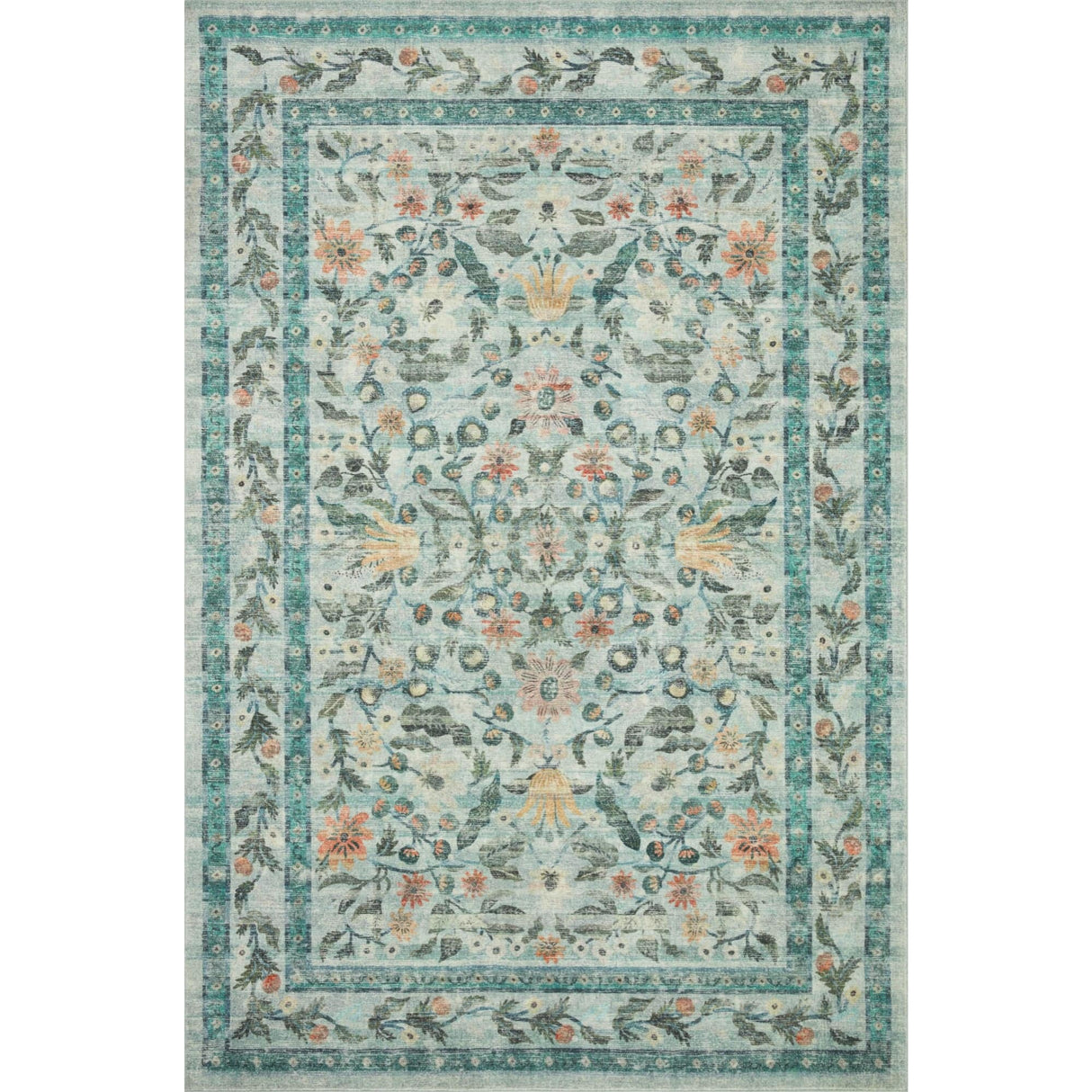 Loloi Rifle Paper Co. Courtyard Rug Rugs rifle-paper-COUCOU0324SG00