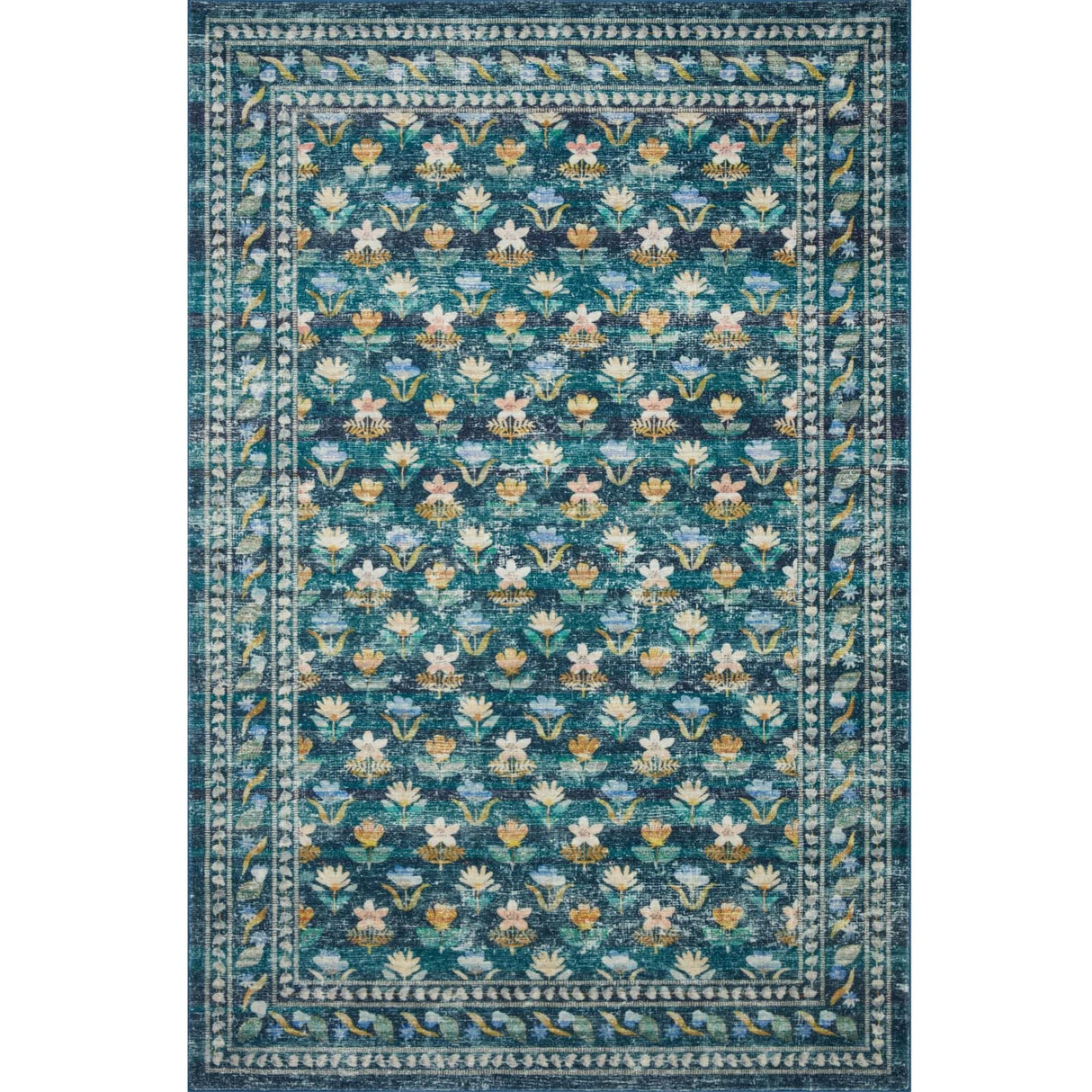Loloi Rifle Paper Co. Courtyard Rug Rugs rifle-paper-COUCOU0524EM00