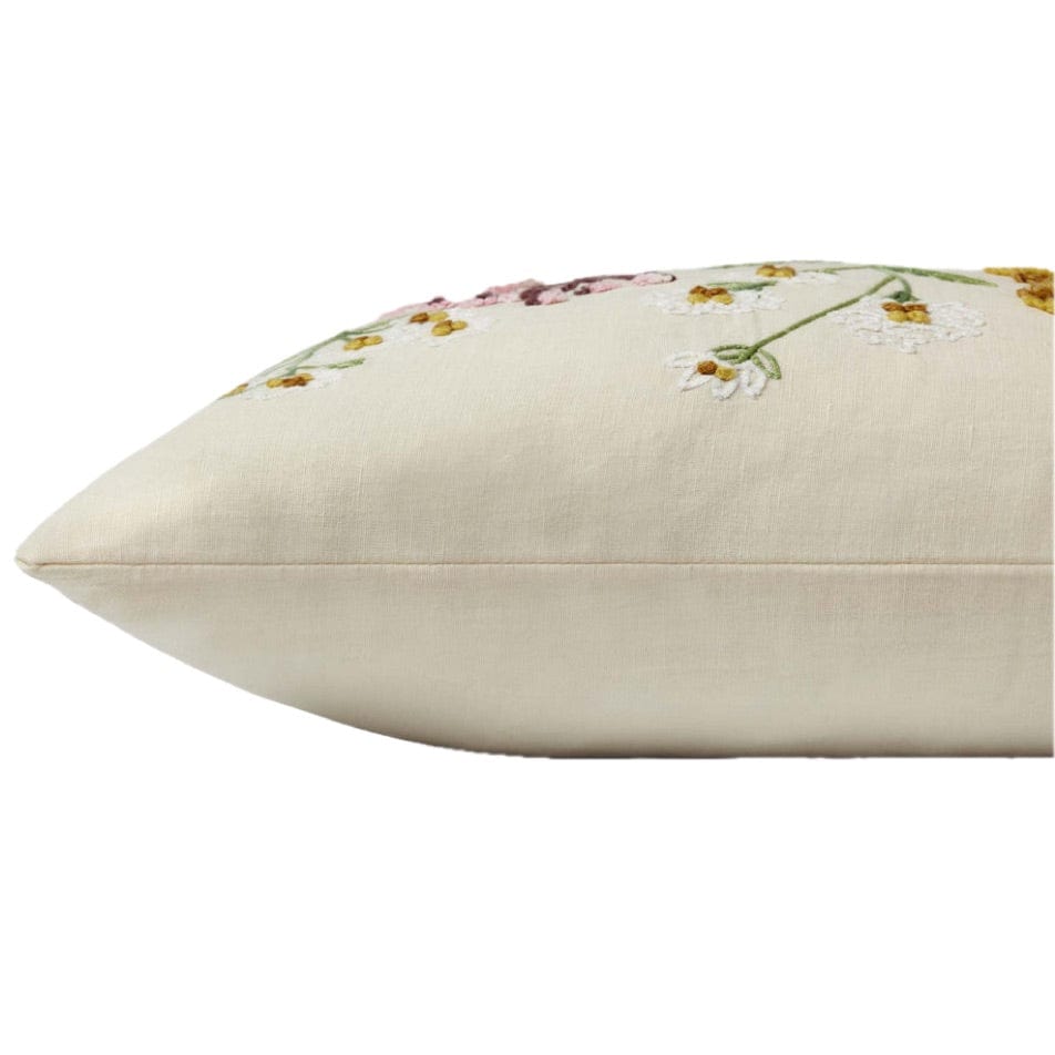 Loloi Rifle Paper Co. Cream Pillow Pillows
