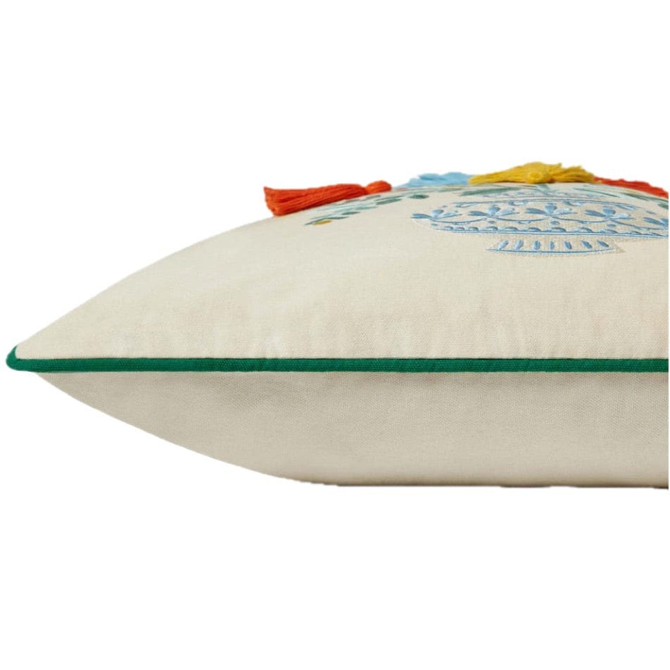 Loloi Rifle Paper Co. Ivory Pillow Pillows