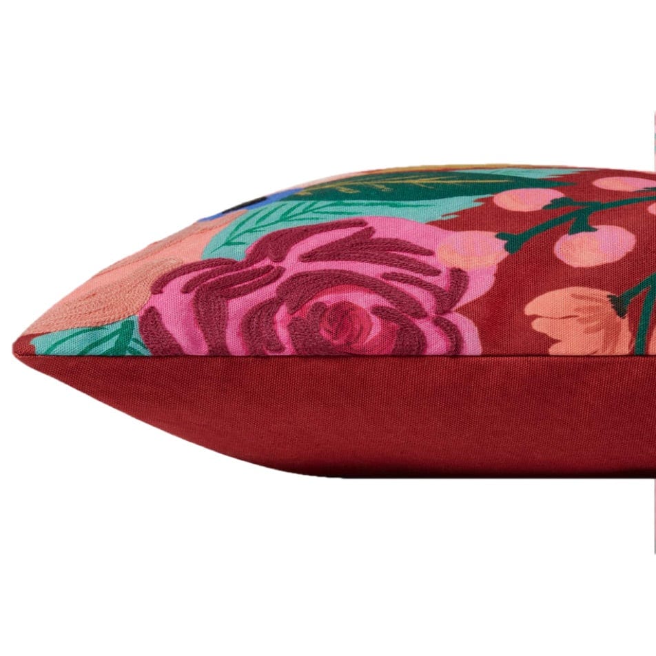 Loloi Rifle Paper Co. Rust Pillow Pillows