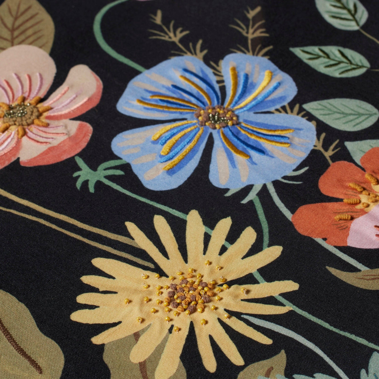 Loloi Rifle Paper Co. Strawberry Fields Cluster Woven Wall Art rifle-paper-SBRYC-ART