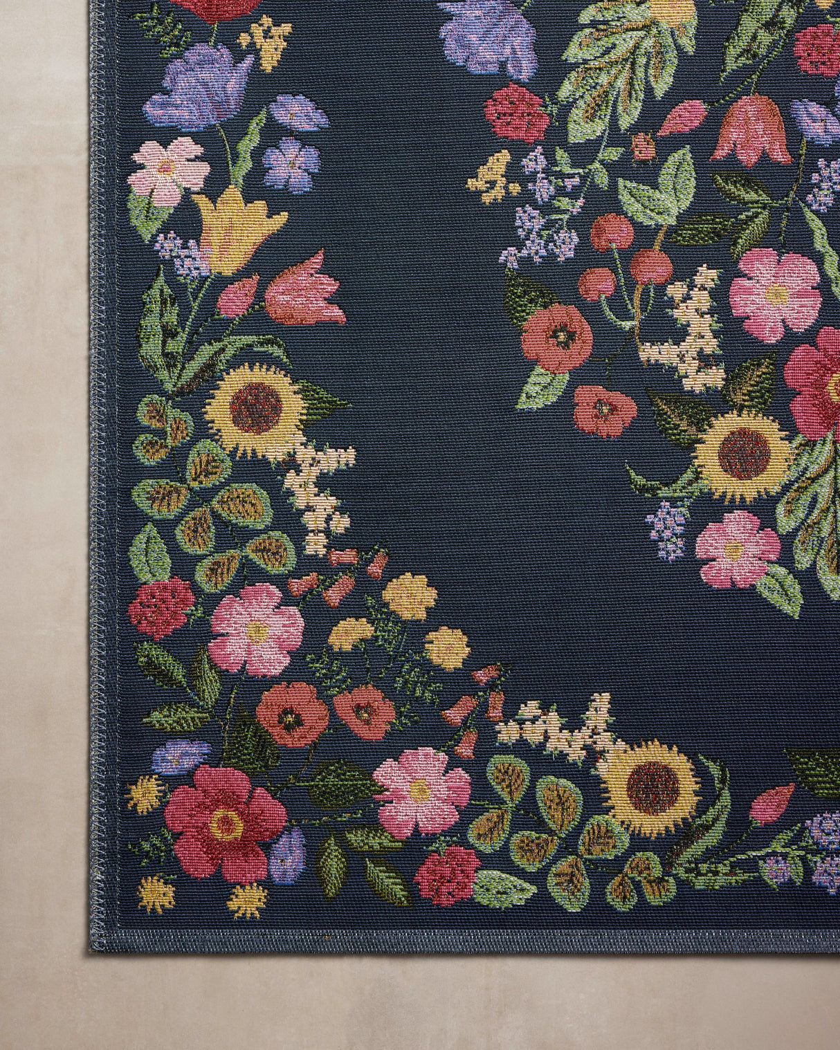 Loloi x Rifle Paper Co Blossom Rugs