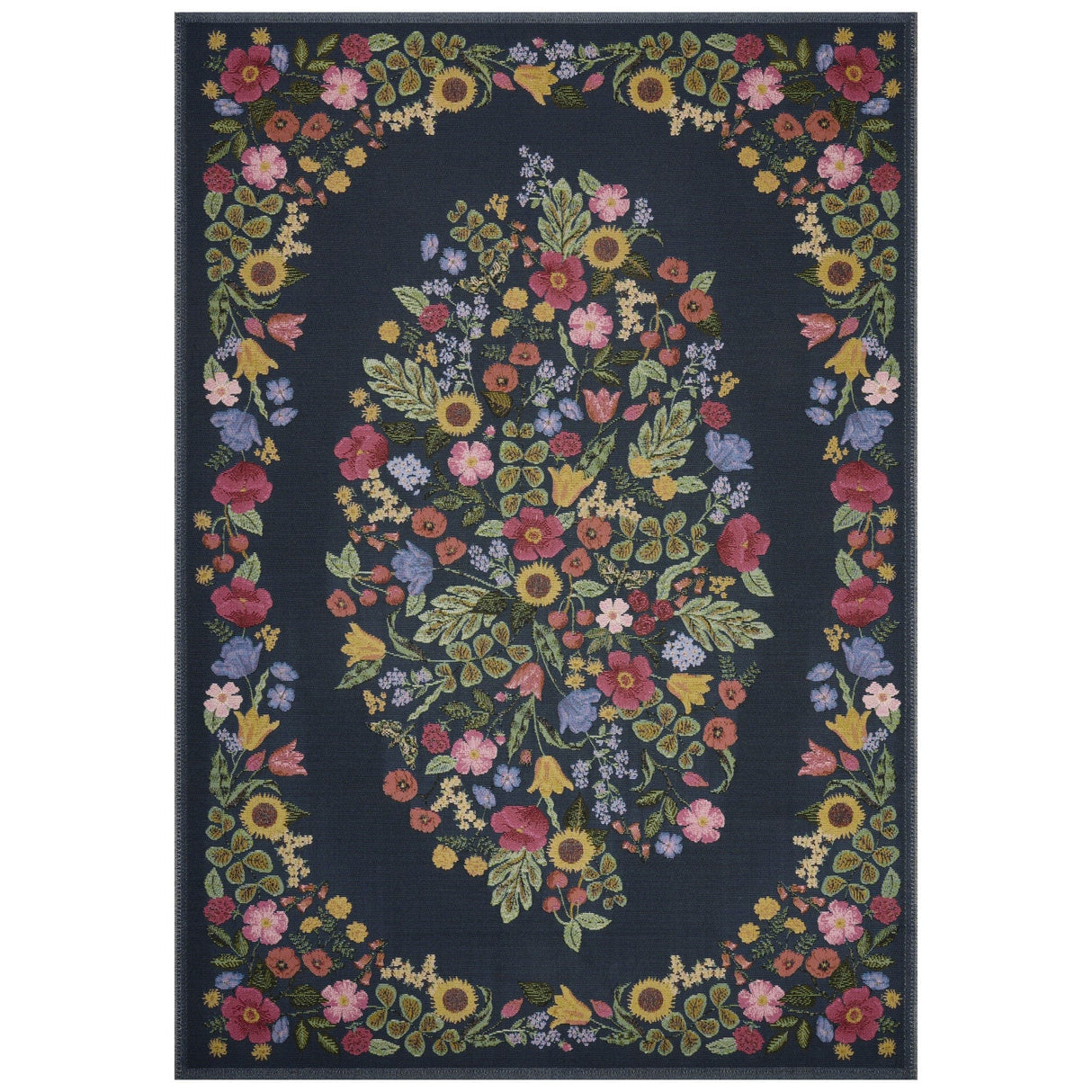 Loloi x Rifle Paper Co Blossom Rugs loloi-PERPRN0124NV00