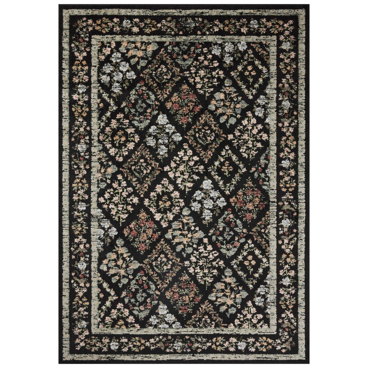 Loloi x Rifle Paper Co Parquet Rugs