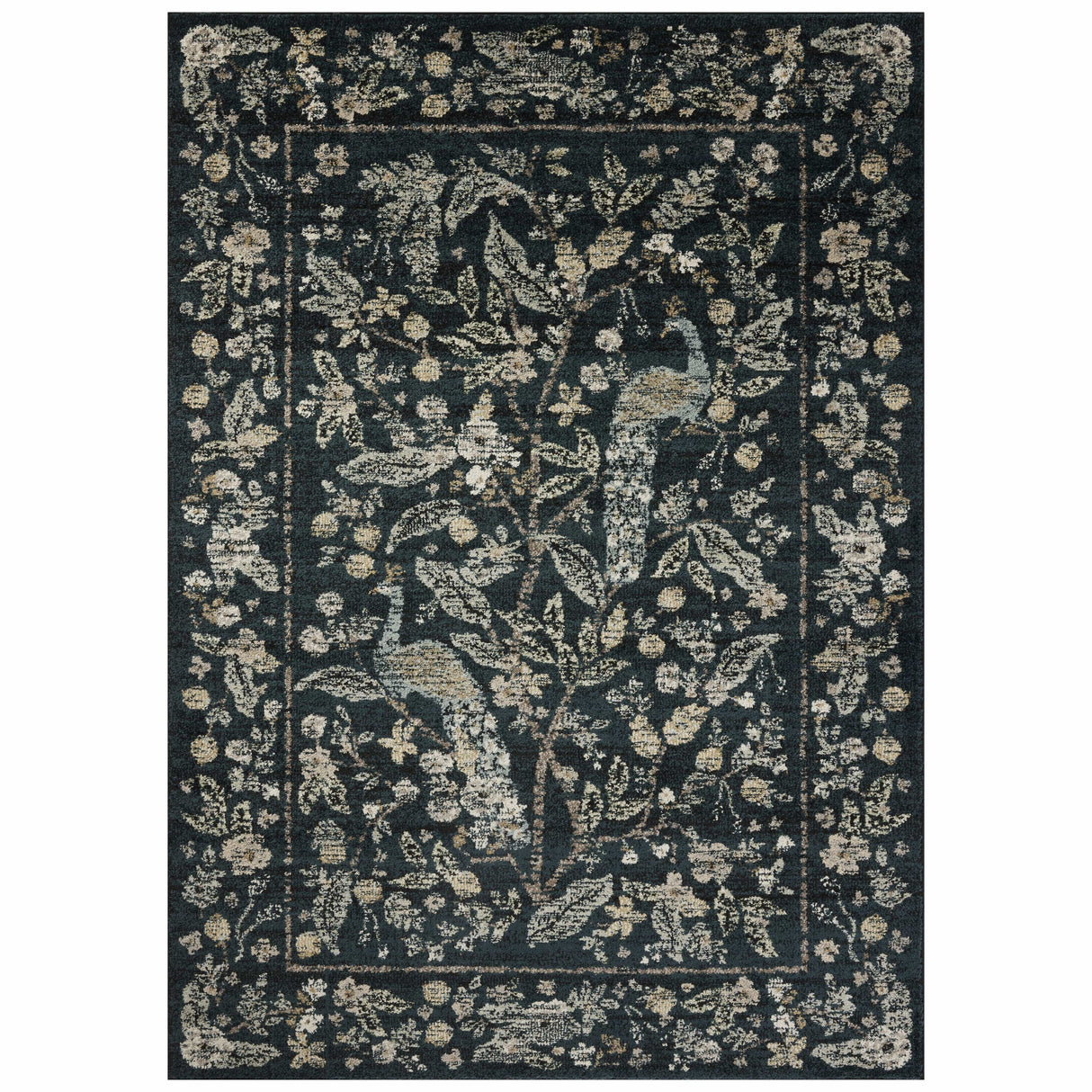 Loloi x Rifle Paper Co Peacock Garden Rugs