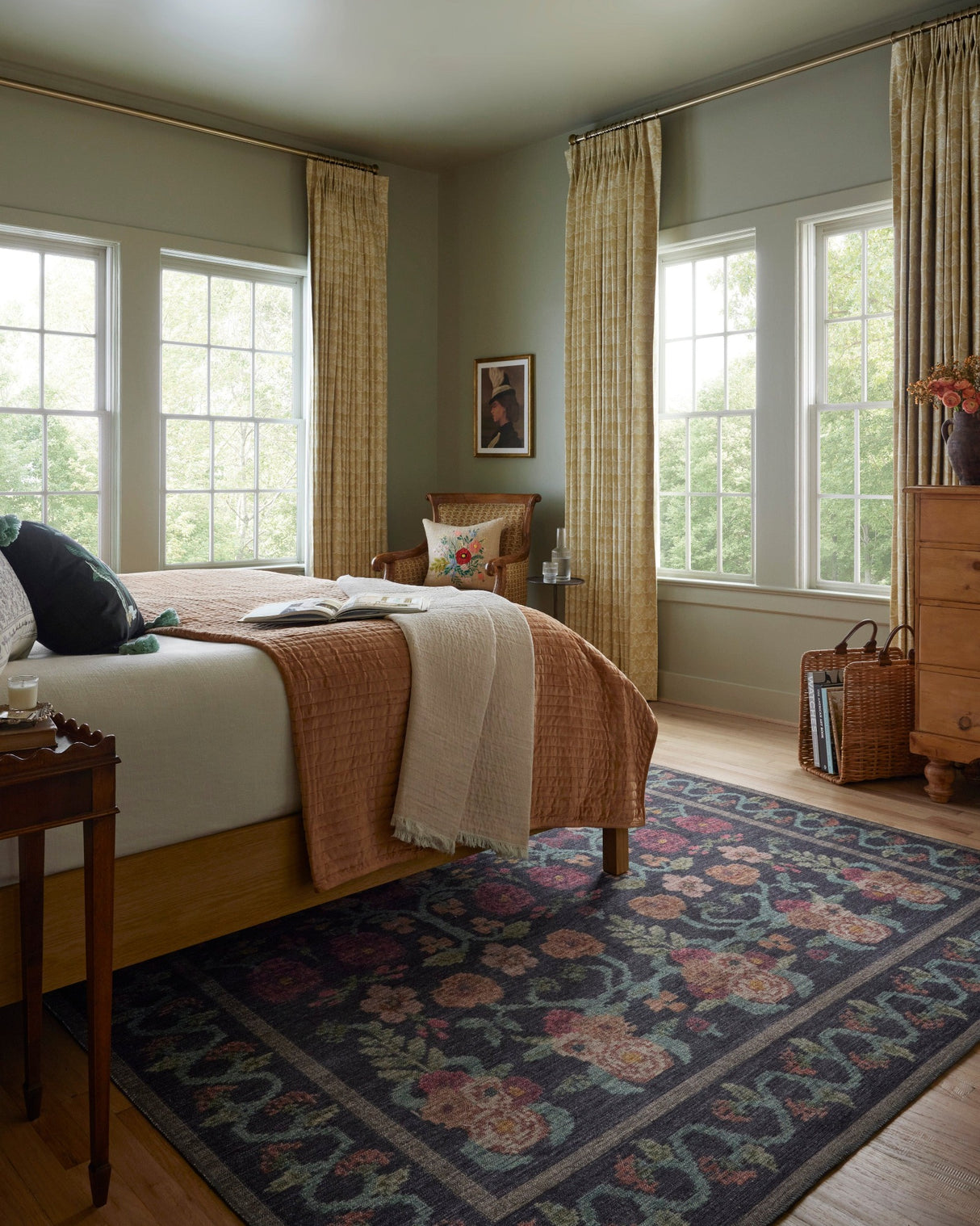 Loloi x Rifle Paper Co. Rosa Rug loloi-