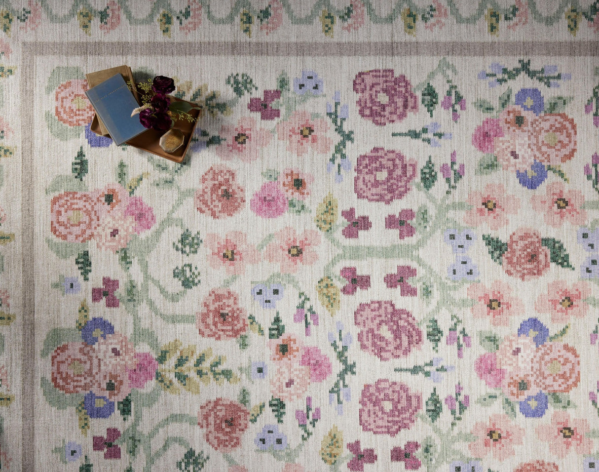 Loloi x Rifle Paper Co. Rosa Rug loloi-