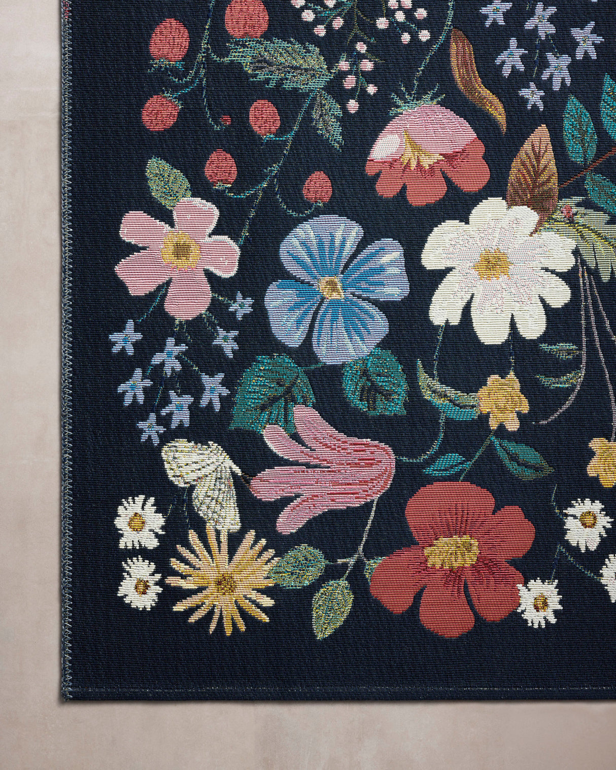 Loloi x Rifle Paper Co Strawberry Fields Rugs