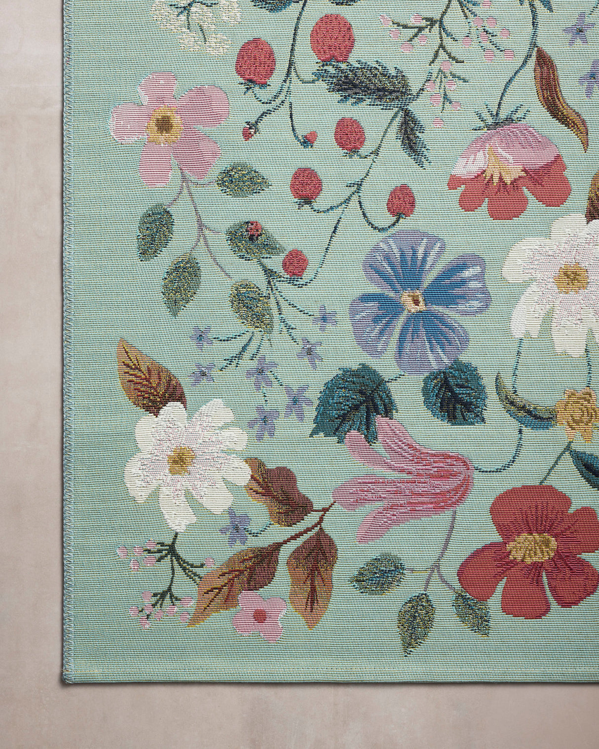 Loloi x Rifle Paper Co Strawberry Fields Rugs