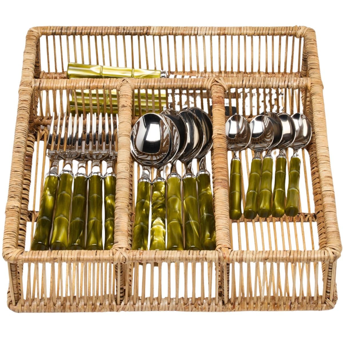 Lombard Natural Flatware Tray Kitchen Tools BP006298 08415971061196