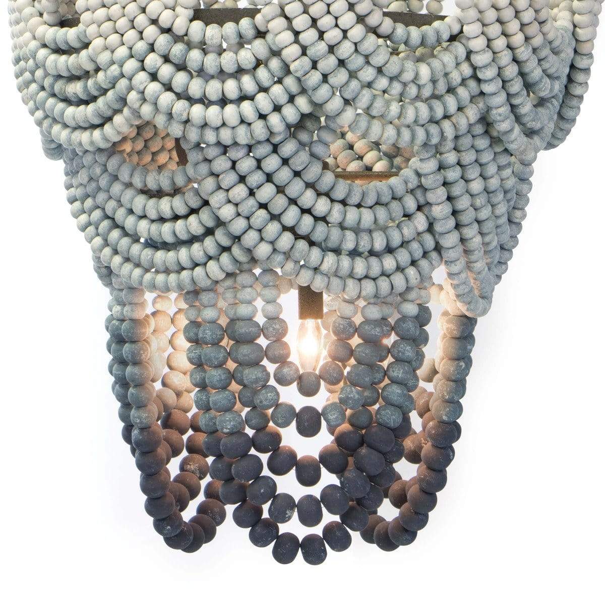 Lorelei Wood Bead Chandelier Chandelier