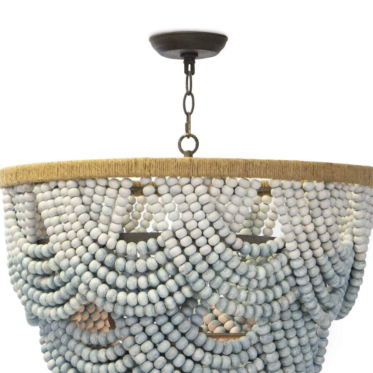 Lorelei Wood Bead Chandelier Chandelier