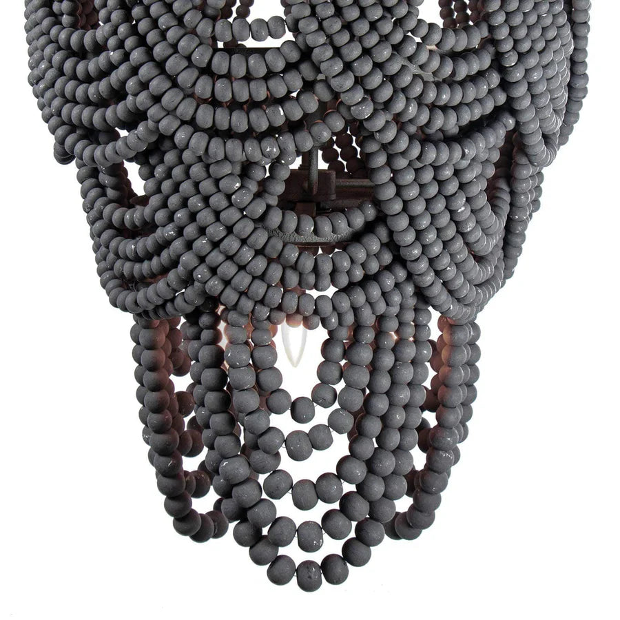 Regina Andrew Lorelei Wood Bead Chandelier