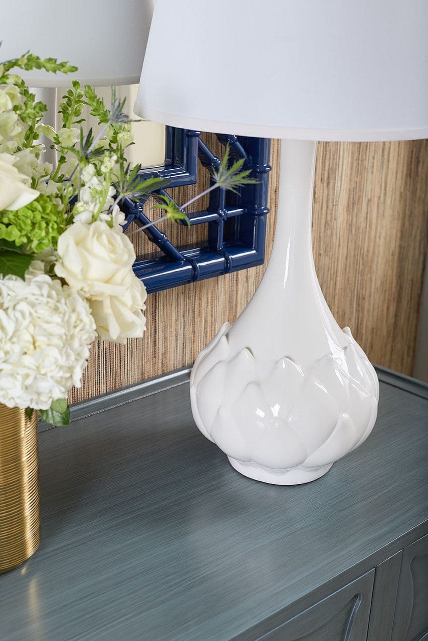 Lotus Lamp Table + Desk Lamps