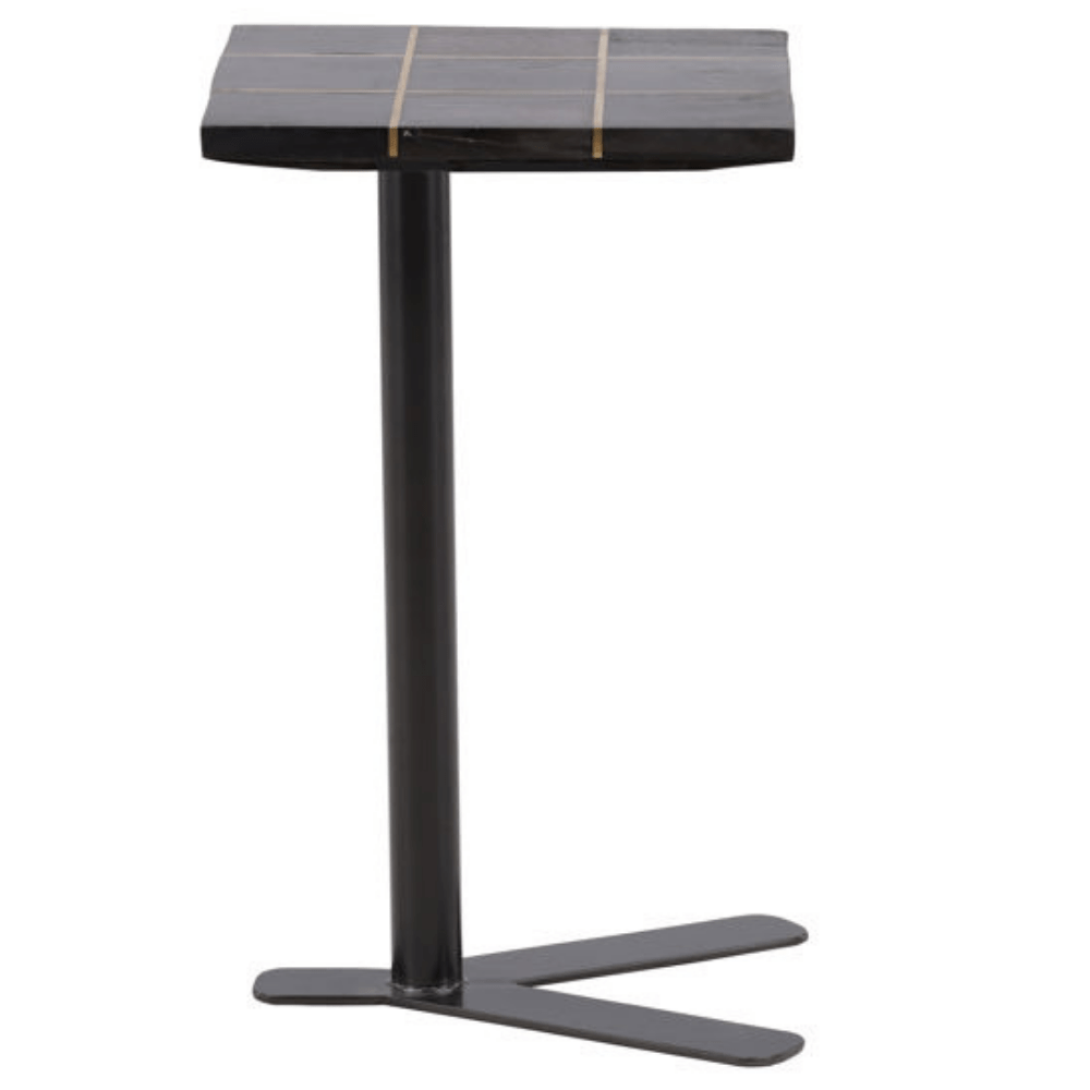Lucy Tic-Tac-Toe Table Side Table DOV22023-BLCK