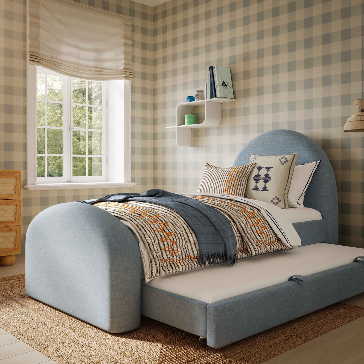 Lunalie Twin Trundle Bed Beds + Headboards