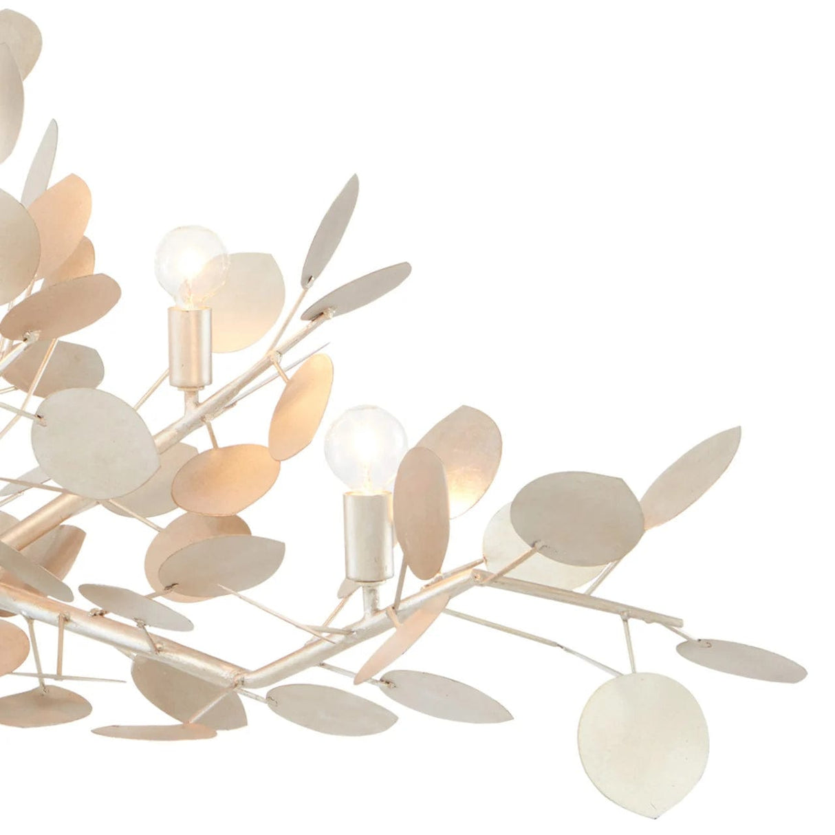 Lunaria Silver Oval Chandelier Chandeliers 9000-0816