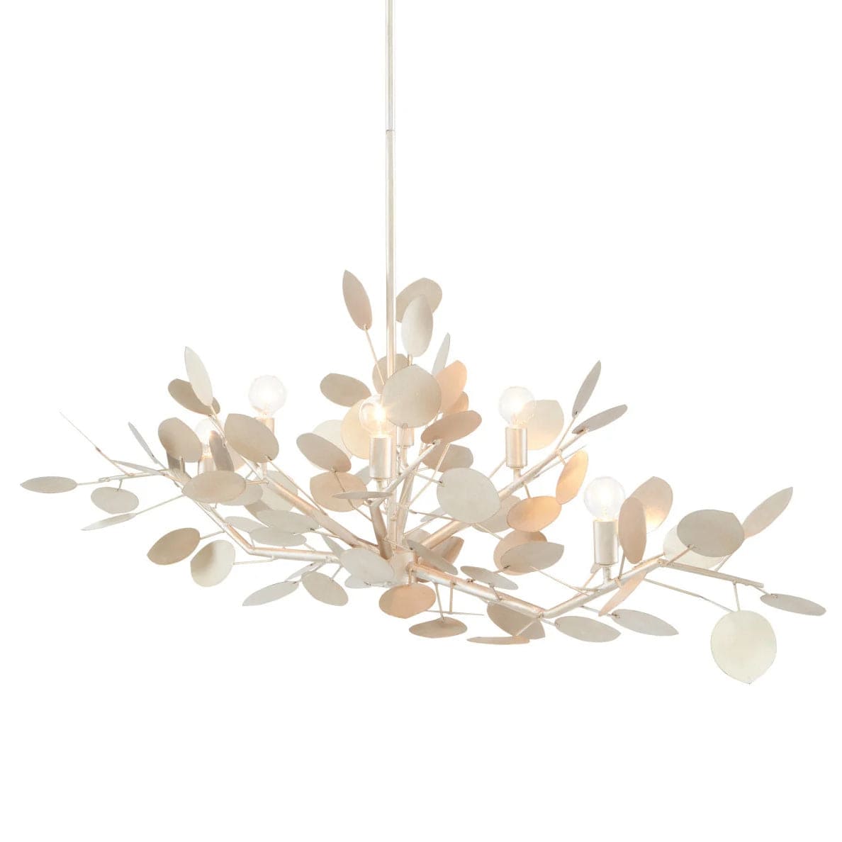 Lunaria Silver Oval Chandelier Chandeliers 9000-0816