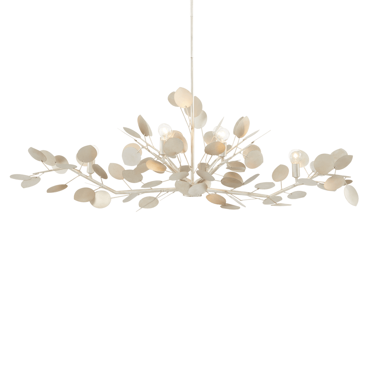 Lunaria Silver Oval Chandelier Chandeliers 9000-0816