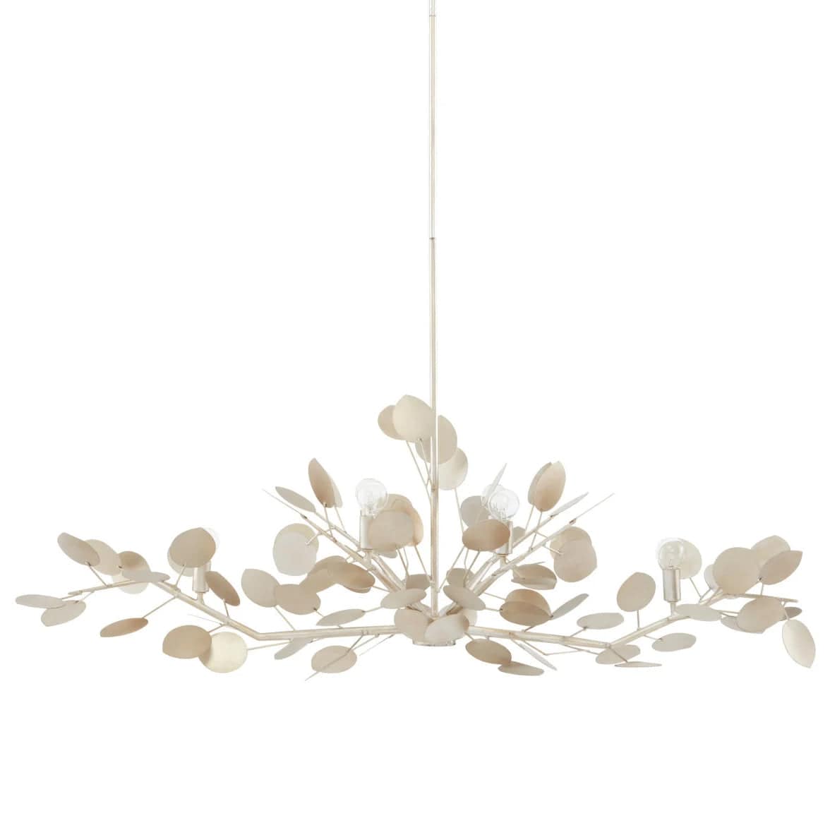 Lunaria Silver Oval Chandelier Chandeliers 9000-0816