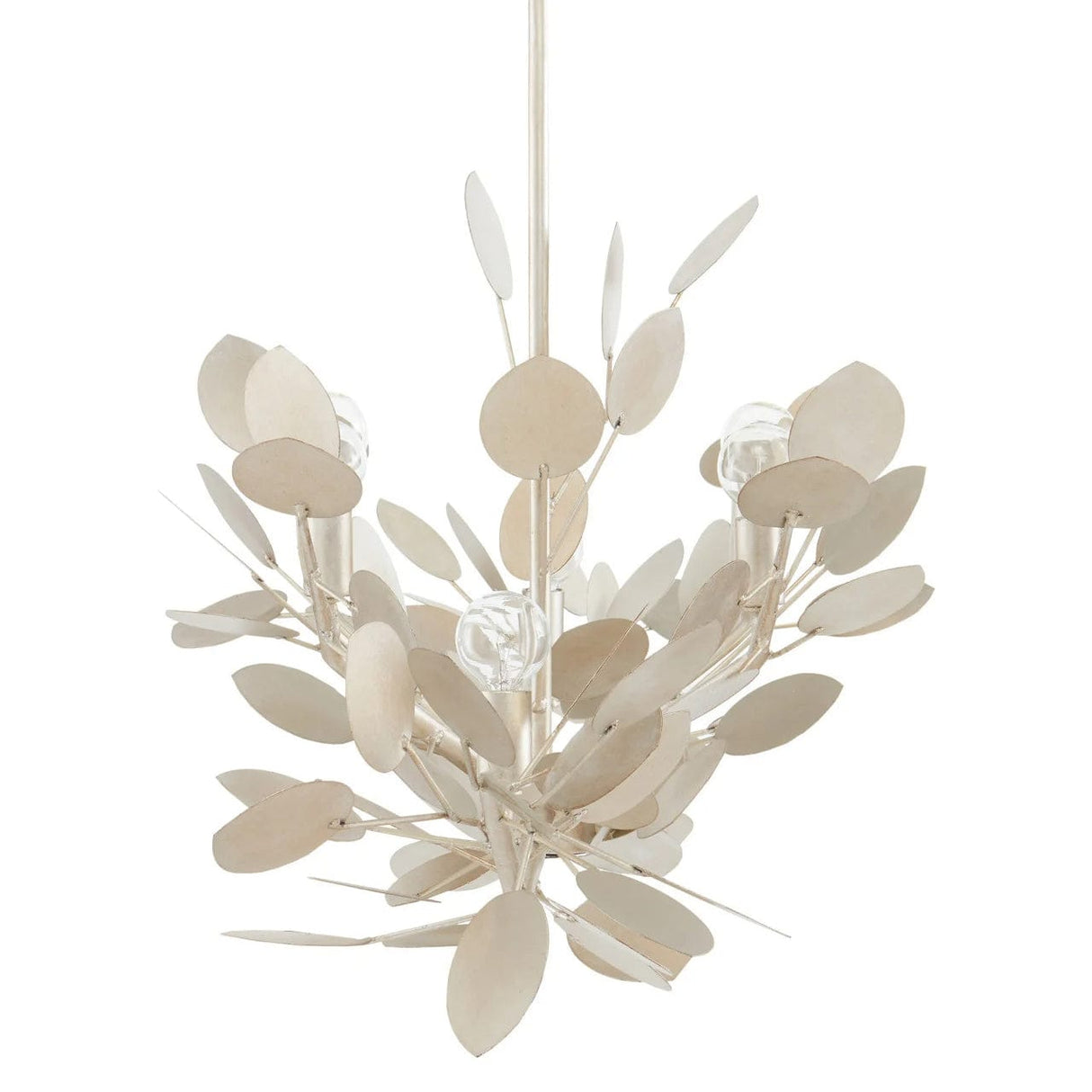 Lunaria Silver Oval Chandelier Chandeliers 9000-0816