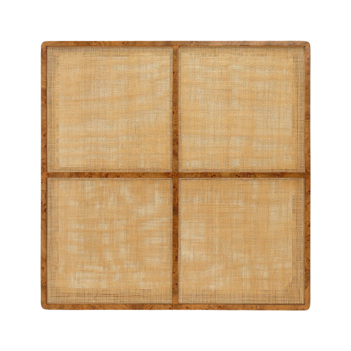 Made Goods Amara Coffee Table Wood and Rattan Coffee Table