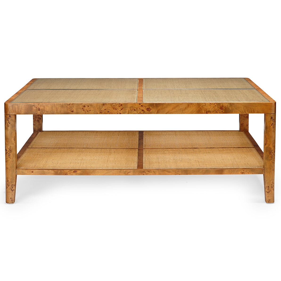 Made Goods Amara Coffee Table Wood and Rattan Coffee Table made-goods-FURAMARACF4848DK