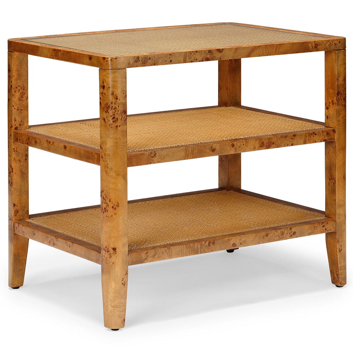 Made Goods Amara Side Table Burl Wood Side Table