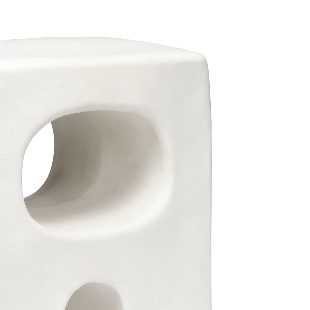 Made Goods Byron Outdoor Stool Rounded Edge Ceramic Stool