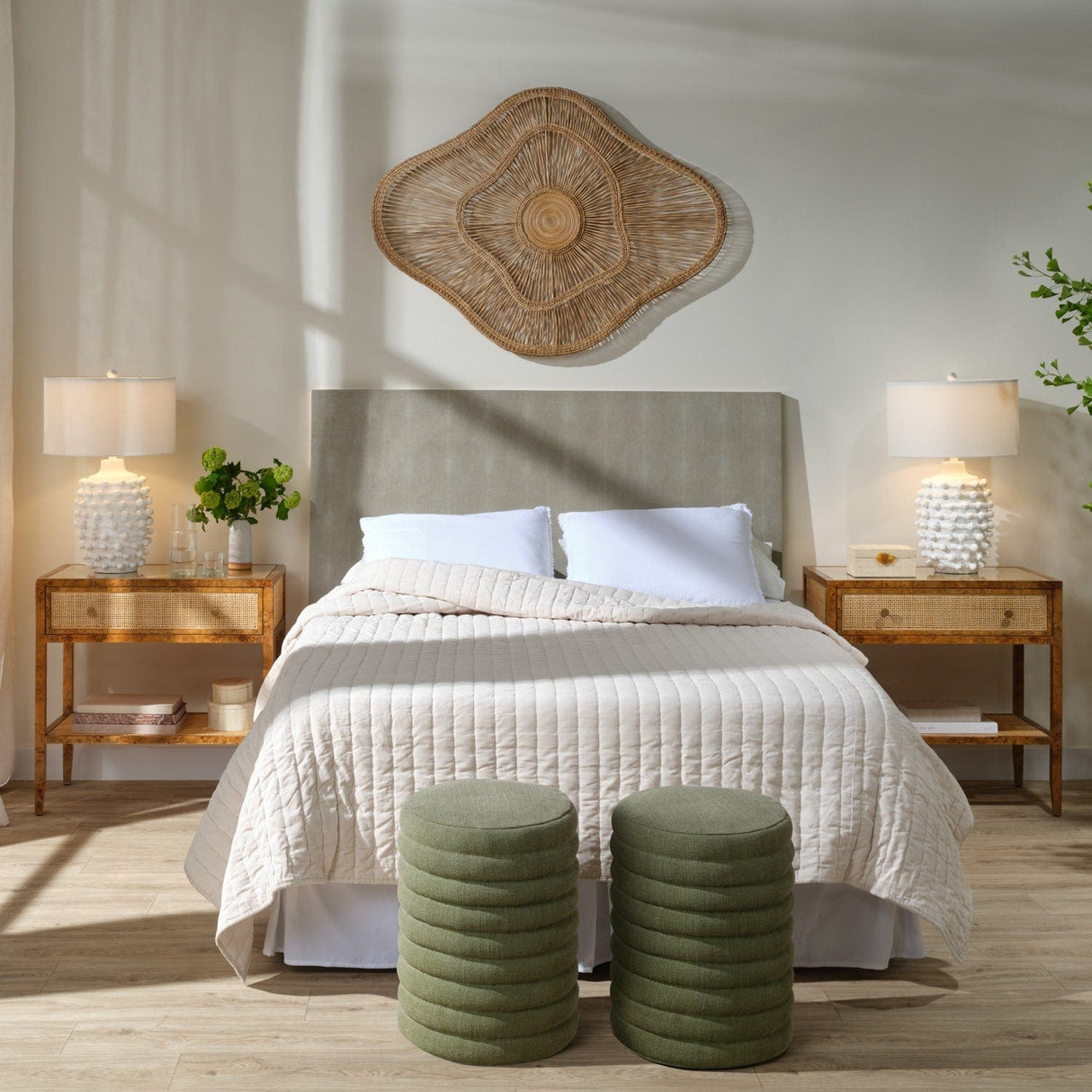 Made Goods Leah Table Lamp White Resin Table Lamp made-goods-LGHLEAHWH