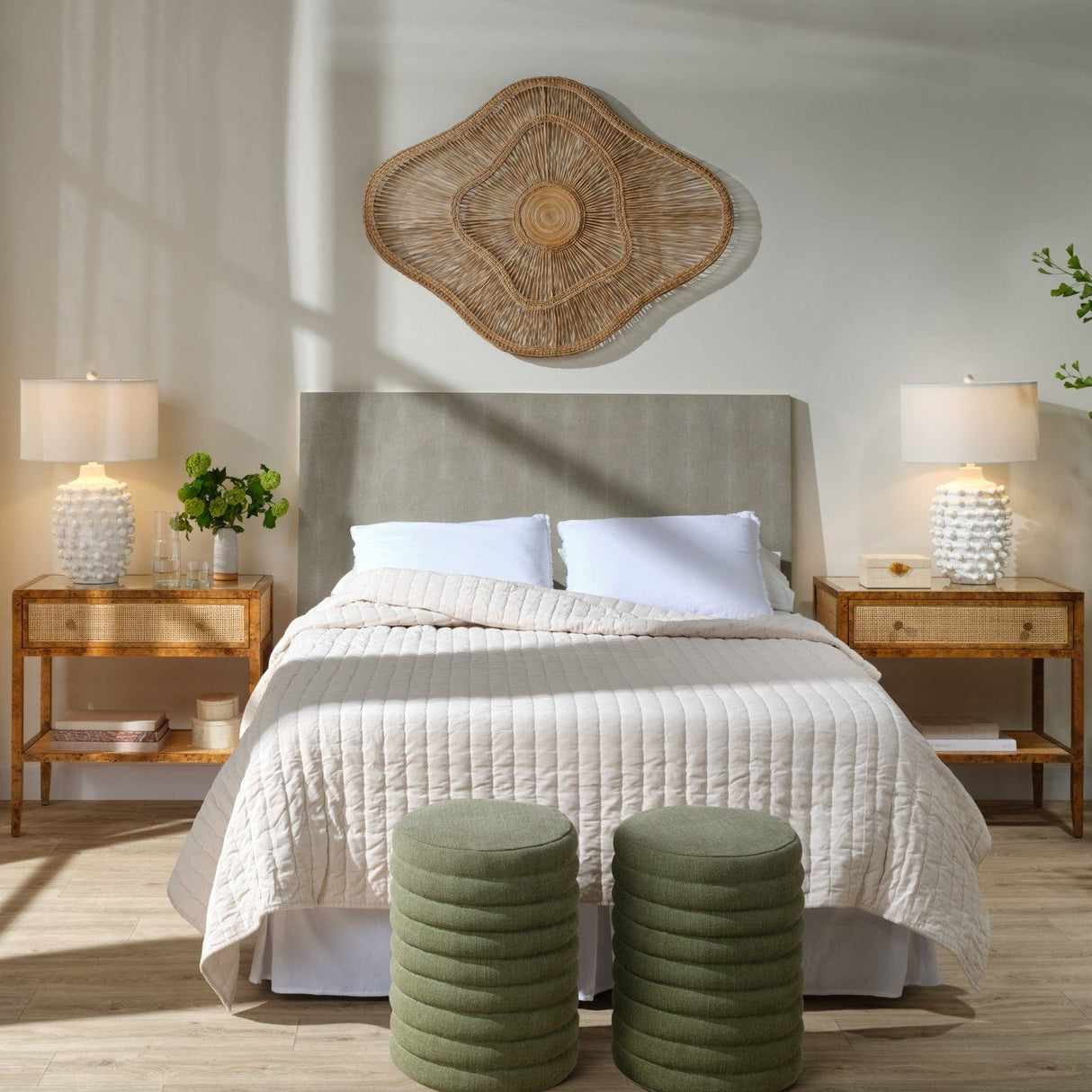Made Goods Leah Table Lamp White Resin Table Lamp made-goods-LGHLEAHWH