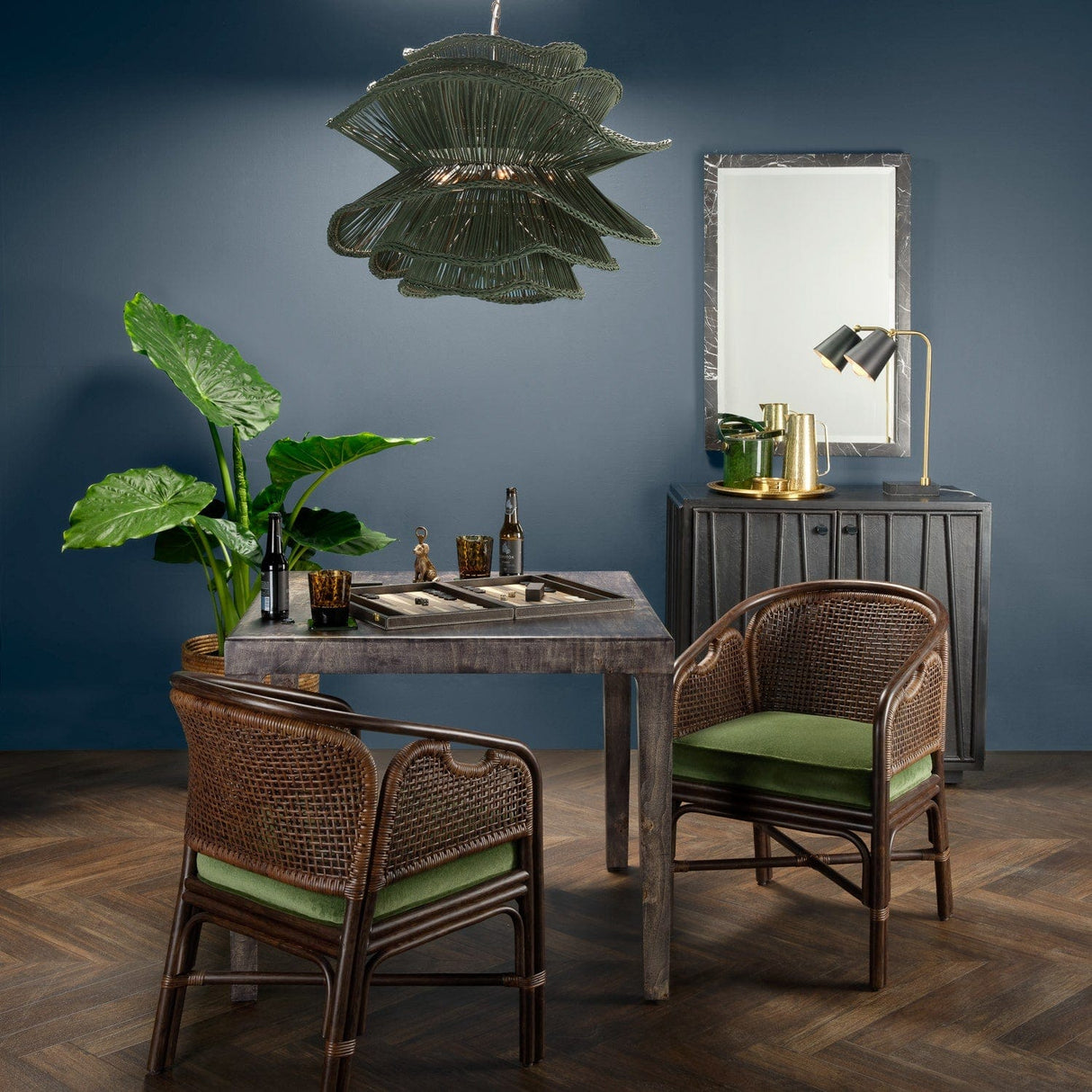 Made Goods Murphy Dining Chair Rattan Upholstered Dining Chair made-goods-FURMURPHDNCHDKHV-GN