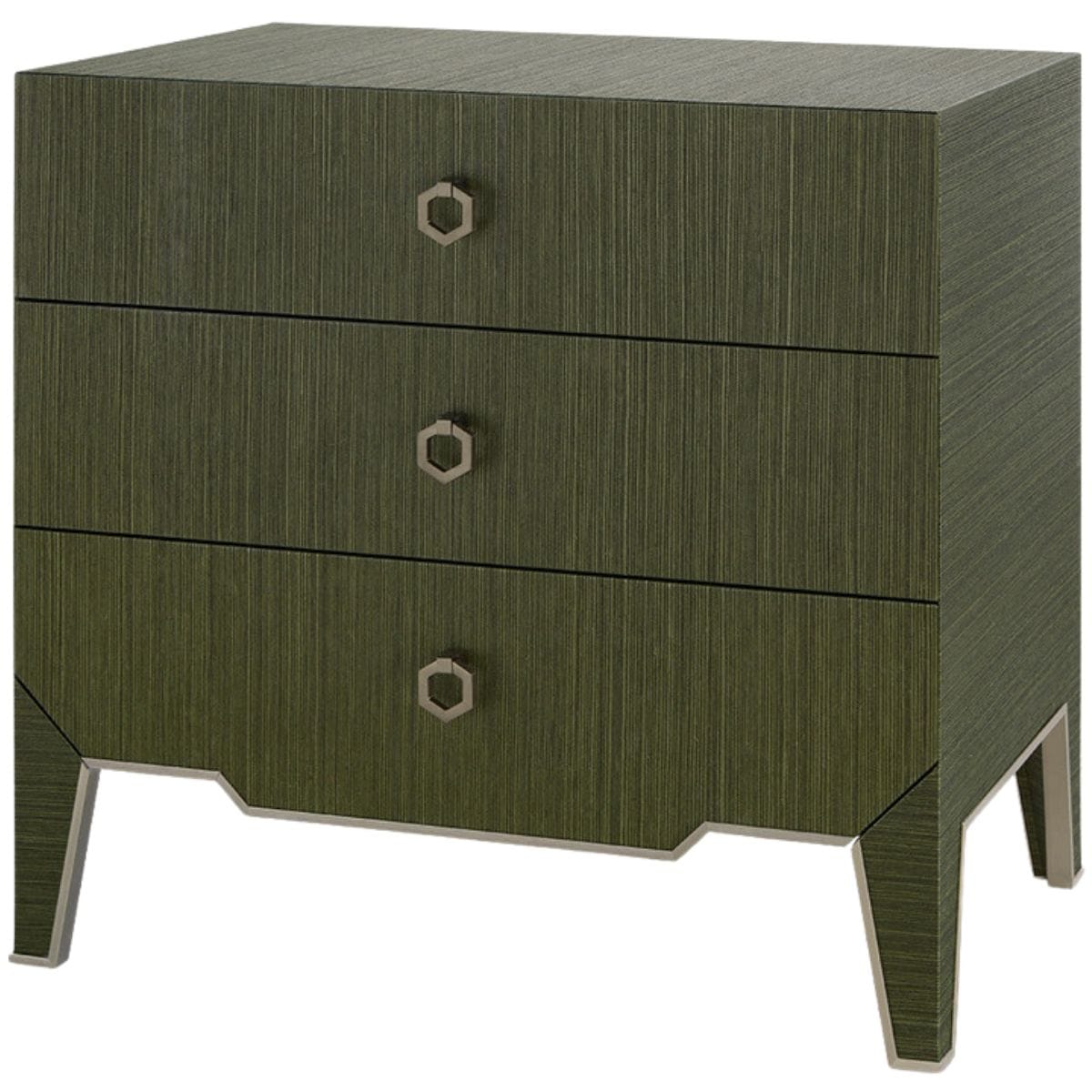 Madeline 3-Drawer Side Table Nightstands + Bedside Tables