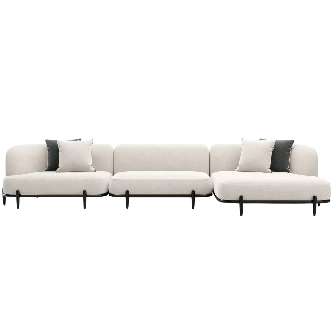 Madera Chaise Sectional Sectionals UPH-025-SEC7-A 662896054439