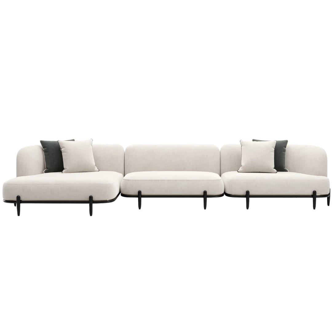 Madera Chaise Sectional Sectionals UPH-025-SEC8-A 662896054446