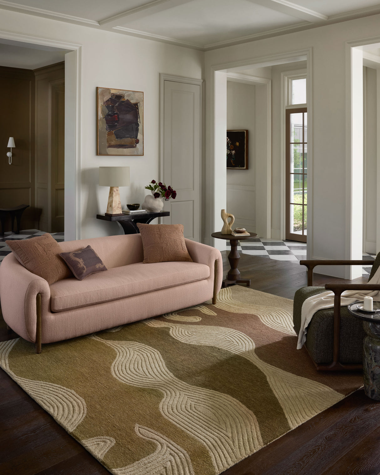 Madi Linen/Multi Rug Area Rugs