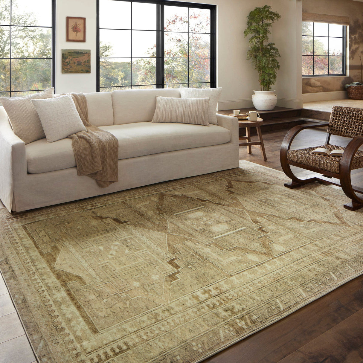 Magnolia Home Sinclair Rug - Khaki/Tobacco Rugs
