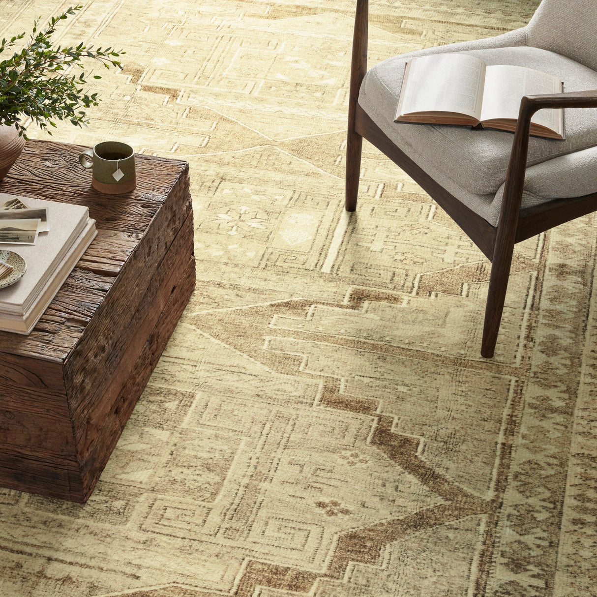 Magnolia Home Sinclair Rug - Khaki/Tobacco Rugs