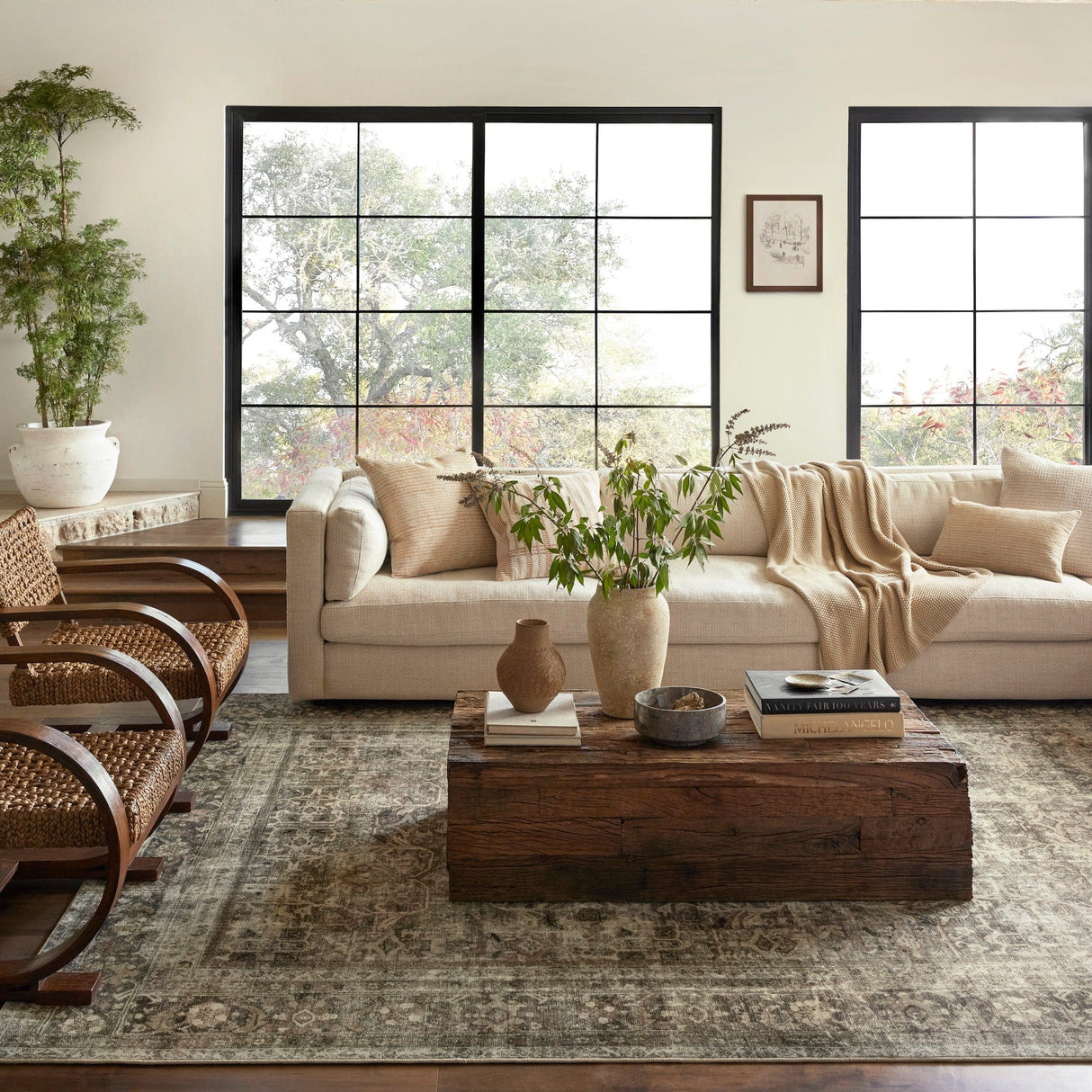 Magnolia Home Sinclair Rug - Pebble/Taupe Rugs