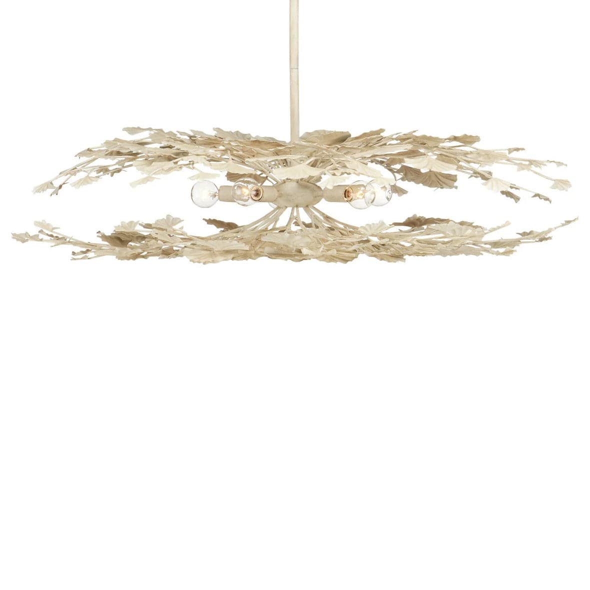 Maidenhair Cream Semi-Flush Mount Semi Flush Mount 9000-1108