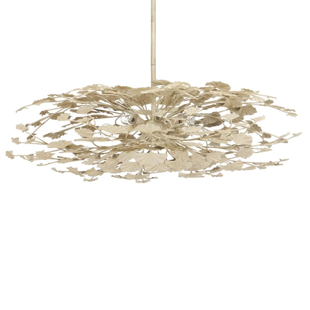 Maidenhair Cream Semi-Flush Mount Semi Flush Mount 9000-1108