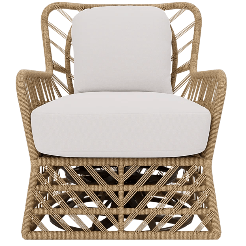 Malindi Outdoor Swivel Lounge Chair Outdoor Furniture FURMALILOSWNT-2ALWH