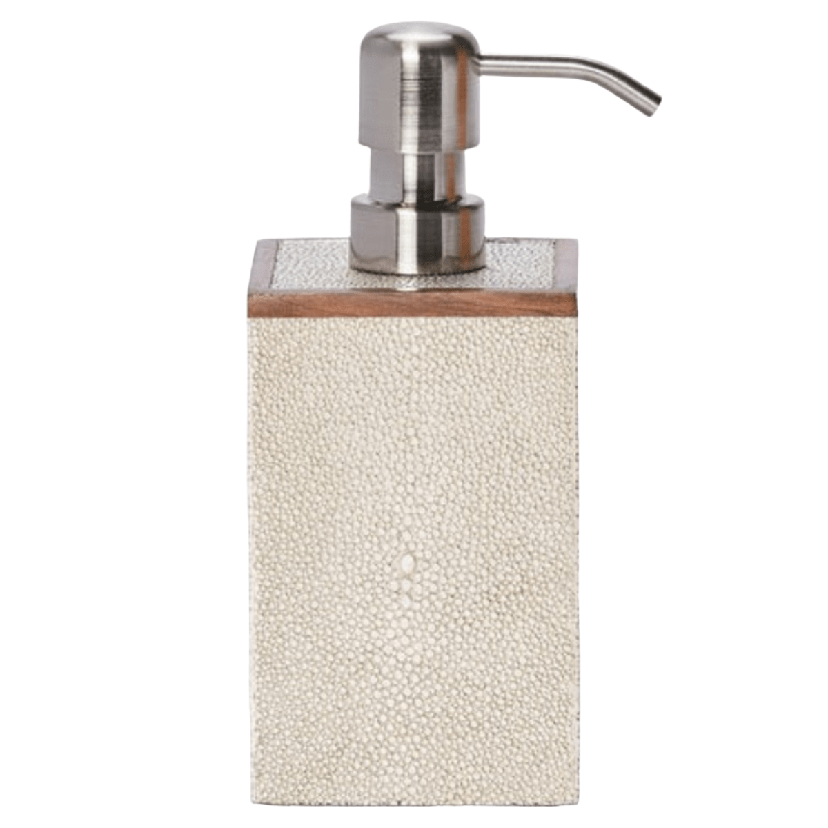 Manchester Bath Collection - Warm Silver Realistic Faux Shagreen Bath Accessory 01MANC-WS-SPSS 8415971523106