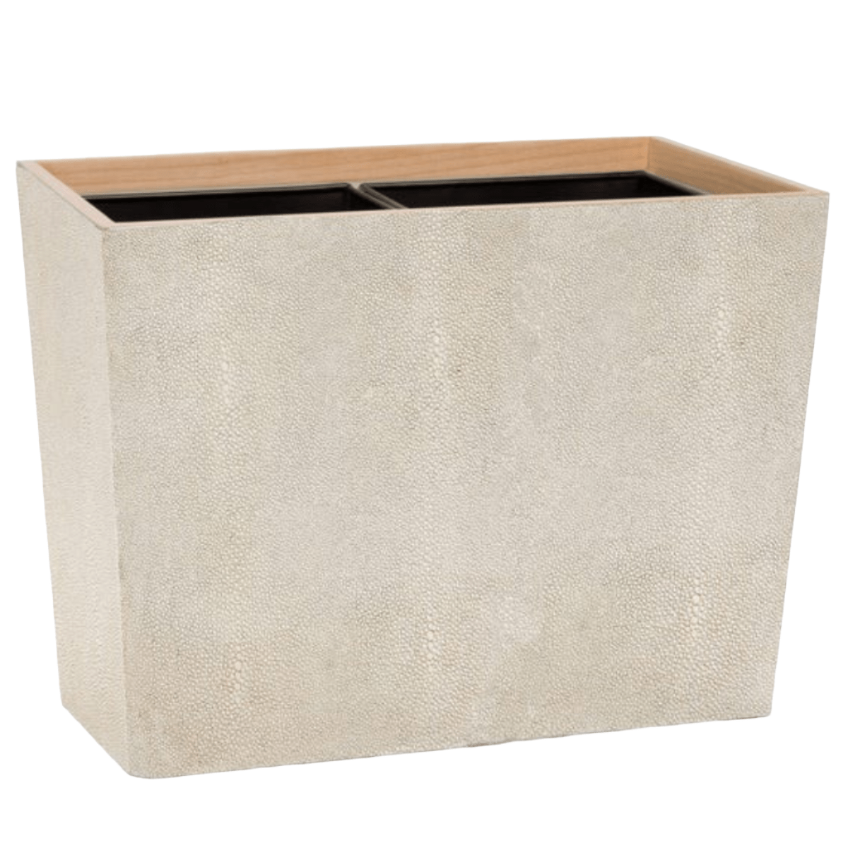 Manchester Bath Collection - Warm Silver Realistic Faux Shagreen Bath Accessory 01MANC-WS-WBDBRT 8415971526121